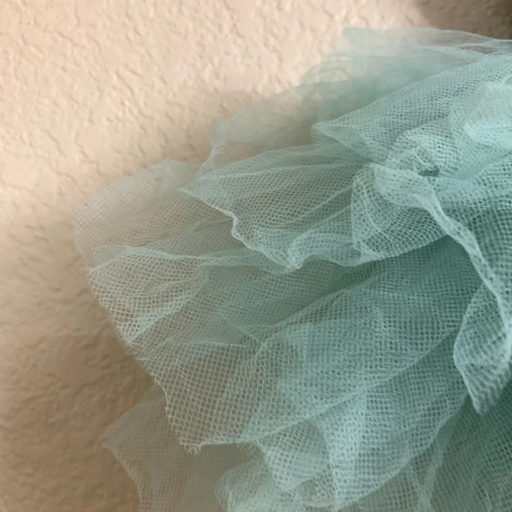 Mila & Rose Ballerina Aqua Tulle Tank Ballet‎ Tutu Dress Size 6-12M